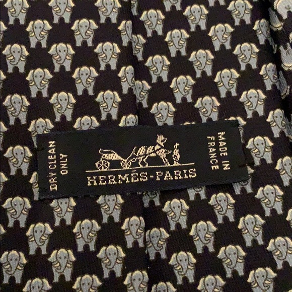 Hermes Other - HERMĒS Elephant Tie NWOT